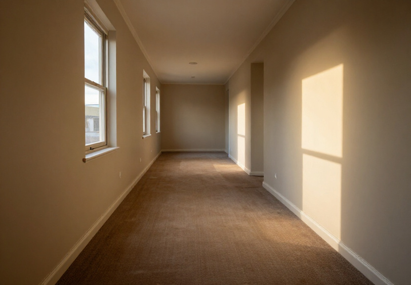 Restored Petersham North living room after flood damage repair